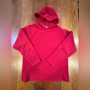 Vintage Footlocker Men’s Red Pullover Fleece Hoodie Size Large